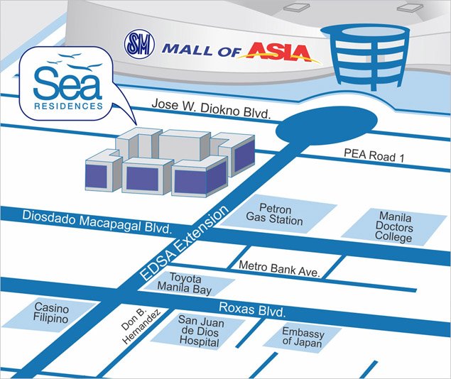 Sea Residences at Mall of Asia Pasay City by SMDC